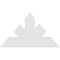 Ekena Millwork Saratoga Architectural Grade PVC Gable Bracket, 36"W x 21"H x 2"D x 6"F, 14/12 Pitch GBP036X21X0206SAR00 - alternate 4